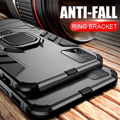 Xonor 10XLite Case Armor Shockproof Coque for Honor 10X Lite 10 X X10 Light PC Hard Bumper Magnetic Holder Protective Ring Cover