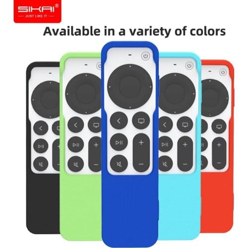SIKAI Cover For Apple TV 4K Siri Remote Case 2021 Protective Cover Skin Shockproof Anti-Slip High Quality Case