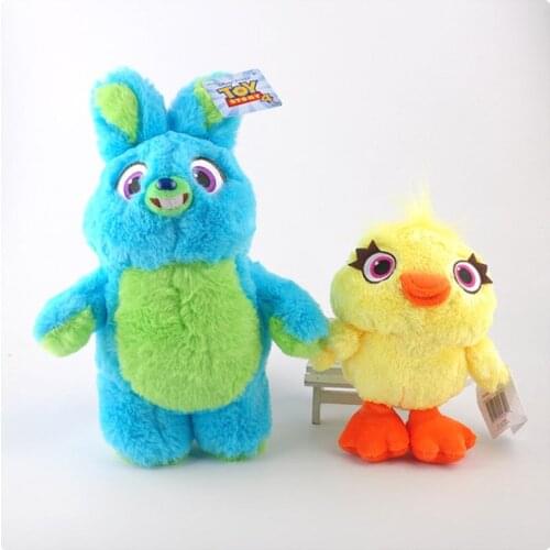 Disney Toy Story 4 Movie Forky Bunny Ducky Alien Buzz Lightyear Plush Doll Toy A birthday present for your child