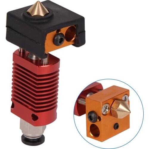 MK8 Assembled Extruder Hot End kit for Ender 3 CR10 printer 1.75mm 0.4mm Nozzle aluminum heating block 3d printer accessories
