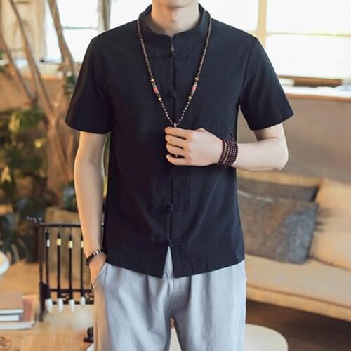 JNITTDON 2021 summer new solid color cardigan short-sleeved Chinese style Tang suit 414-H40