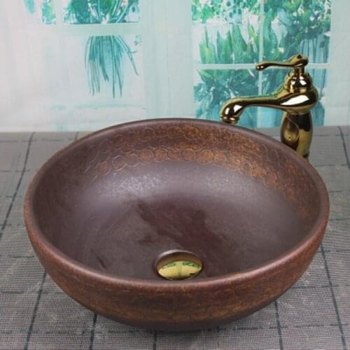 Bathroom Porcelain Ceramic Vessel Sink Basin Wash Basin Lavatory bathroom ceramic basin Vessel