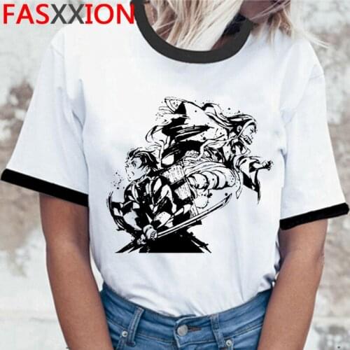 Kimetsu No Yaiba Demon Slayer t shirt t-shirt male plus size vintage graphic tees tshirt streetwear