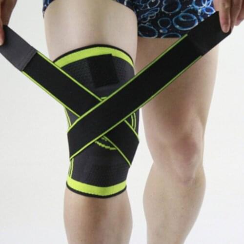 Knee Support Professional Weaving Pressurization Knee Brace Basketball Hiking Knee Support Protective Sports Pad joelheira