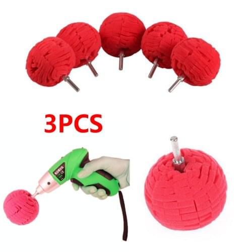 3"(76mm) Buffing Ball Finishing Buff Polishing Pad For Car Polishing Convenient For Car Polishing Polisher Colorful Auto Tools
