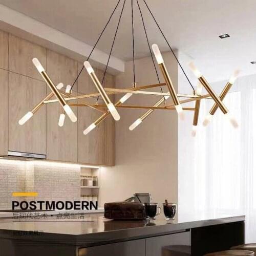 Modern luminaire suspendu iron bedroom hanging lamp