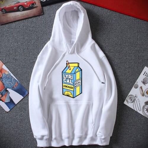 Autumn Winter Hip Hop Hoodie Lyrical Lemonade Women Men Hoodies Fashion Streetwear Sweatshirt Tops Pullover Sudadera Hombre