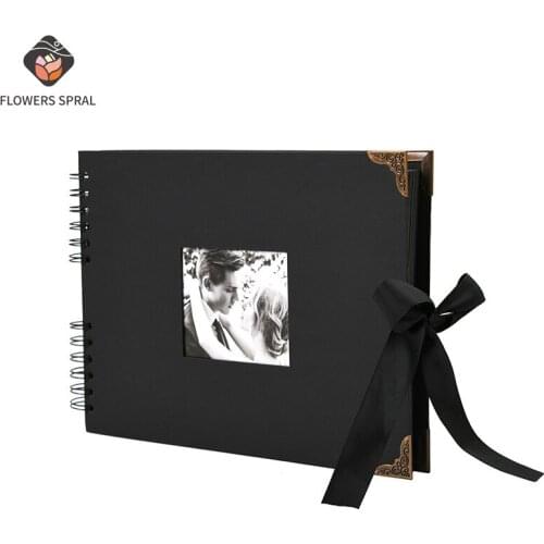 Creative Gift Album Baby Photo Collection Album Family Gathering Photo Collection Bowknot DIY Hand Sticker Album Christmas Gift