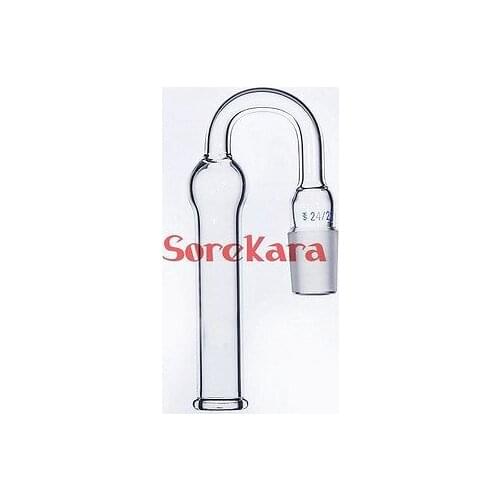 U Shape Glass Drying Tube Adapter Joints 24 Ground Joint Lab Use