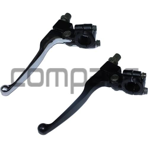 Motorcycle universal black/white clutch handle parts for 50cc-125cc bicycle handlebars