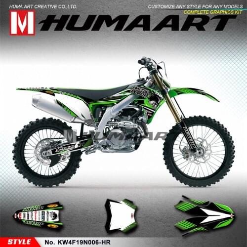 HUMAART Motocross Graphics Custom Full Vinyl Wrap Sticker for KX450F KXF450 KXF 450 2019 2020 2021