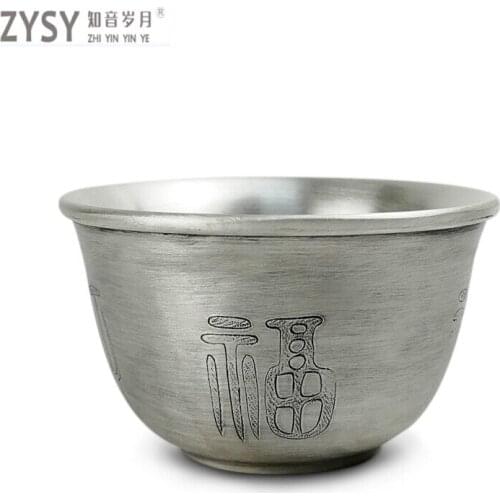 High grade 999Silver Products Cloisonne Hand made Tasting cup Kung Fu Teacup gift for family and friends kitchen office tea set