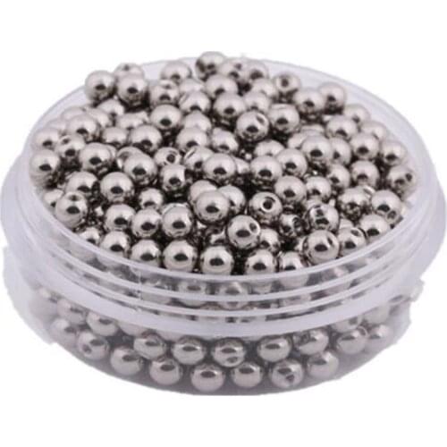 5pcs 14G 16G Stainless Steel Big Balls Replacement Nose Barbell Earring Tongue Eyebrow Ring Body Piercing Jewelry Accessories