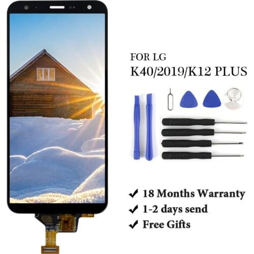 1Pcs For LG K40 lcd Display Touch Screen Panel Digitizer Assembly Replacement For LG K40 2019 / K12 Plus lcd Dual / Single sim