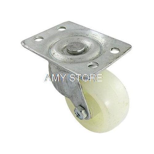 2" 48mm Trolley Single Wheel Flat Plate Rotation Caster