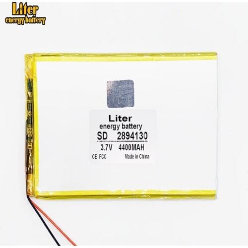 3.7V,4400mAH,2894130 ( polymer lithium ion battery )tablet pc Li-ion battery for e-book,gps,mp4