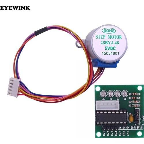 28BYJ-48-5V 4 phase Stepper Motor+ Driver Board ULN2003 1 x Stepper motor +1x ULN2003 Driver board