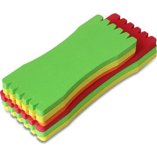 5PCS EVA Foam Fishing Line Plate Fishing Winding Line Board 8-17cm Carp Lure Trace Wire Leader Swivel Fishing Tackle