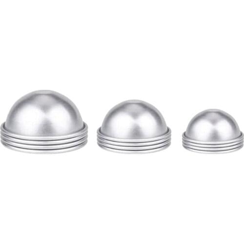 9 PCS- Bath Ball Mold Kit with 3 Size,DIY Making Bath Ball Mold,Hemisphere Ice Cream Mold,Baking Tools