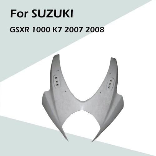 For SUZUKI GSXR 1000 K7 2007 2008 Motorcycle Accessories Head Fairing Nose Front Upper ABS Injection Fairing