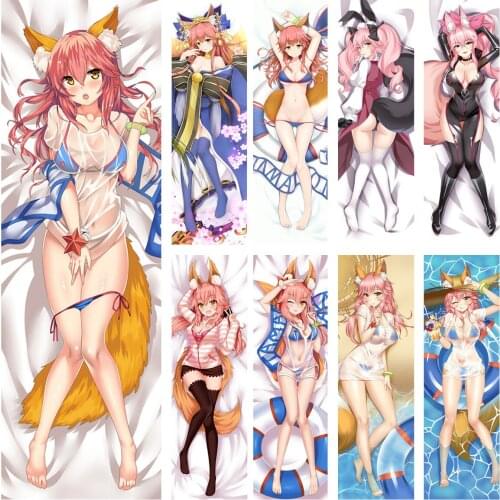 November update Japanese Anime Fate/EXTRA FGO sexy girl Tamamo no Mae hugging Body pillowcase Dakimakura body pillow cover case