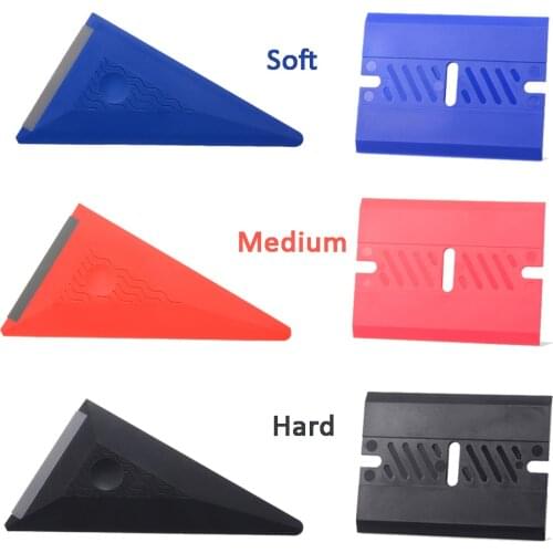 EHDIS Soft Vinyl Tinting Squeegee Sticker Remover Carbon Fiber Decal Film Wrapping Glass Scraper House Window Car Cleaning Tools