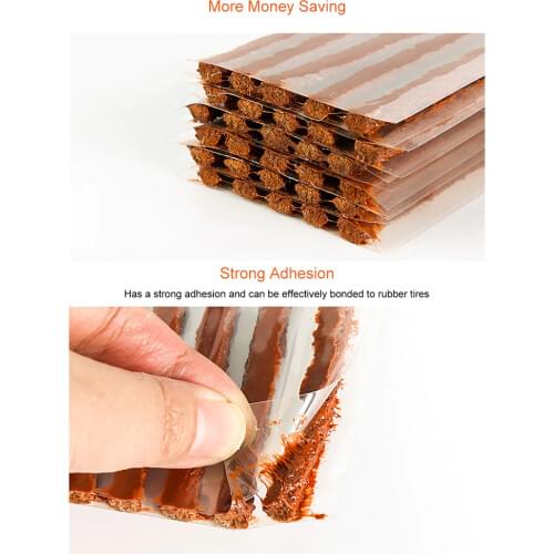 Puncture Repair Strips For Car Motorcycle Tire Tubeless Seal Tire Repair Tools Quick Fix Car Accessories