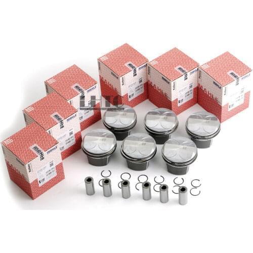 6 pcs Pistons & Rings Set Φ88mm For Mercedes-Benz C300 E280 E300 S300 2.5L 3.0L M272
