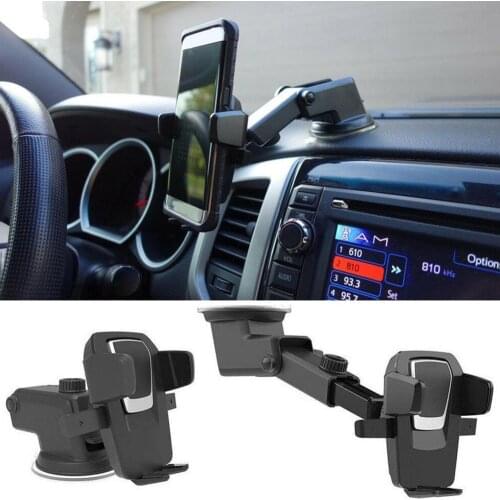 Lange Hebel Modell Automatische Verriegelung Handy Halter & Ständer Sucker Auto Handy Halterung Dashboard Stil Navigation Halter