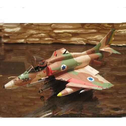 38*26cm Douglas A-4 Skyhawk Skyhawk Attack Aircraft DIY 3D Paper Card Model Building Sets Construction Toys Military Model