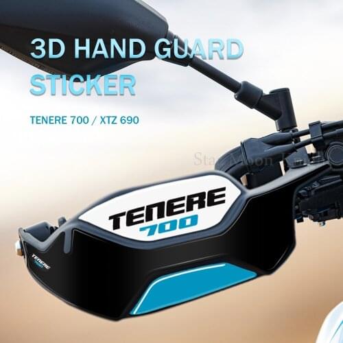 For Yamaha TENERE 700 T700 XTZ 690 XT 700 Z 2019 - 2020 sticker Motorcycle Original Handguard Hand guard Extended 3D Stickers