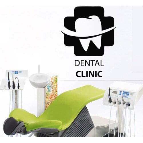 Dental Clinic Wall Stickers Art Wall Decals Quotes Mural Room Design Teeth Dental Care Dentist Smile Wallpaper Removable B392