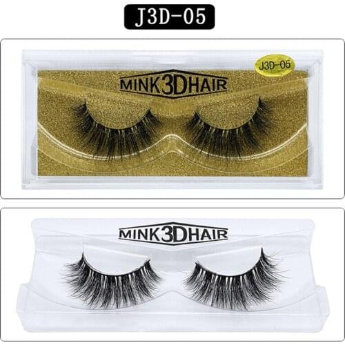 Mink Eyelashes 3D Mink Lashes Thick HandMade Full Strip Lashes Cruelty Free Korean Mink Lashes 10 Style False Eyelashes