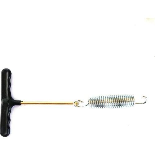 1pc 13cm Black Trampoline Spring Pull Tool T-hook For Outdoor Mat Trampoline Install Your Jump Pad Hand Pull Tool