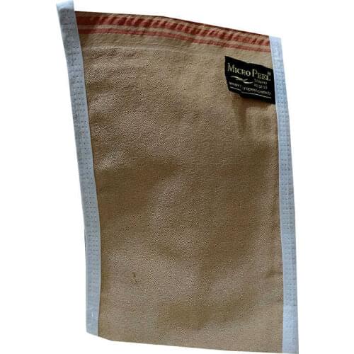 Silk Back and Body Pouch Brown 17 X25