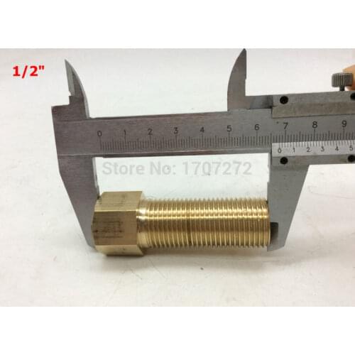 Connection straight 1/2" BSPP Male Pipe Brass Connector Fittings Adapter Coupler,copper fitting, brass fitting 7cm