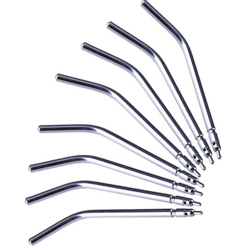 Three Ways Syringe Nozzles Dental Stainless steel Spray Nozzles Tips for 3-Way Air Water Syringe Dental Nozzles Tip Dentist Tool