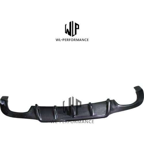 W204 C63 AMG Style Rear lip Carbon Fiber Back Bumper Diffuser For Mercedes-Benz W204 Normal bumper 12-14