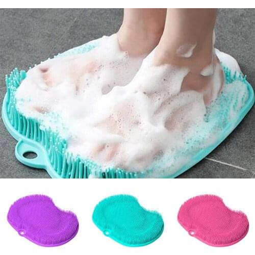 1PC Massage Foot Pad Baking Grade Foot Pad Foot Massage Shower Silicone Exfoliating Scrub Mat Cleaning Massage Cushion Mat