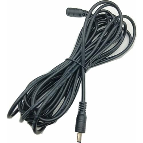 10m 5m 3M 2m 1m 5.5 x 2.1mm DC Power connector Jack Adapter lead cord 12v cable DC female Male extension external Plug