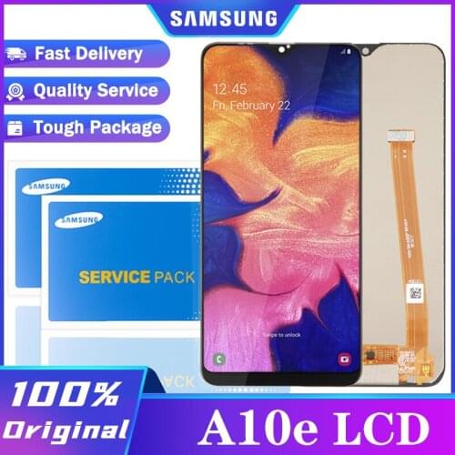 100% Original AMOLED Display for Samsung Galaxy A10e A102 A102U LCD Touch Screen Digitizer SM-A102U SM-A102N SM-A102W