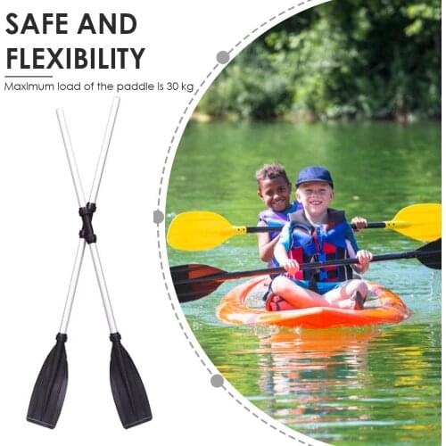 2PCS Quick Release Asymmetrical Kayak Paddles Inflatable Boats Aluminium Oars for Rowing Boats Raft Canoeing