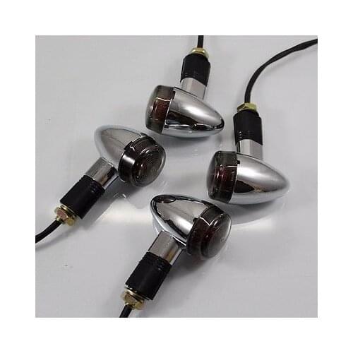 4 X Turn Signal Bullet Lights Motorcycle Street Bike Sport Bike Chopper Custom