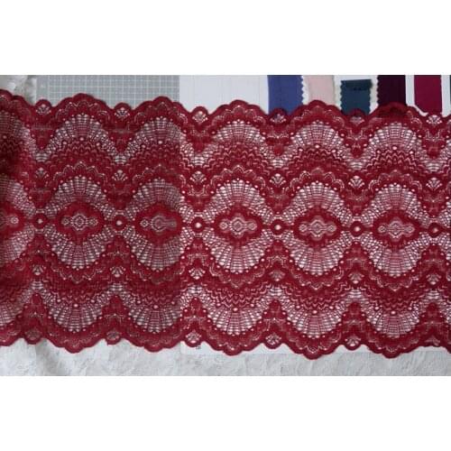 5yard/lot Spandex elastic lace mesh stretch applique lace for underwear bra skirt LACE wide 20cm