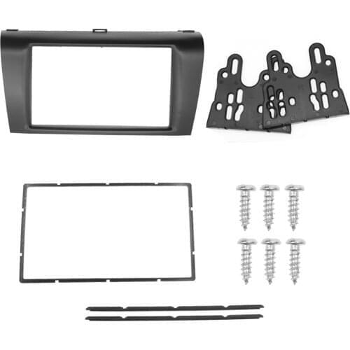 2 DIN Car Radio Fascia Fitting Adaptor for Mazda 3 Axela 2004-2009 CD Stereo Panel Frame Trim Kit 173*98mm 178*100mm 178*102mm