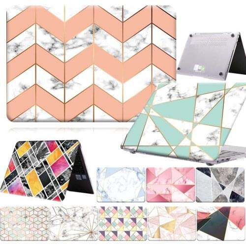 Shape Pattern Laptop Case for Huawei Honor MagicBook (14/15)/MateBook (D14/D15) 2020/MateBook X 2020 Anti-fall Hard Shell Case