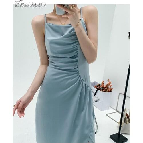 EKUWA Summer Dresses With A Slit