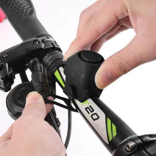 Loud Volume Electric Bicycle Bell ABS Fixed Gear Folding Bike Horns MTB Bike Handlebar Alarm Bells Cycling Supplies