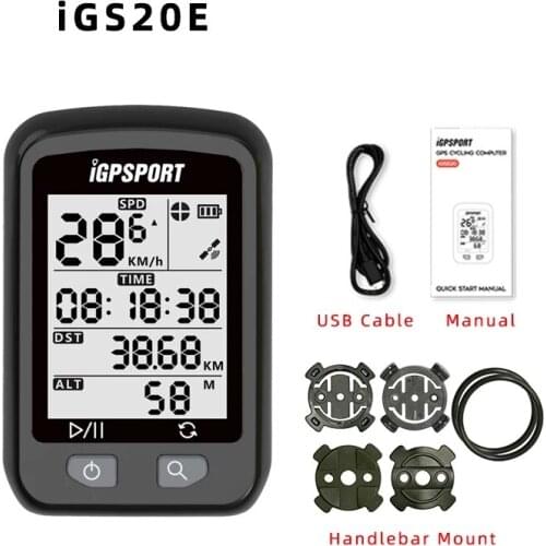 IGPSPORT iGS20E GPS Bicycle Computer Speedometer Compatible Upload STRAVA Webpage
