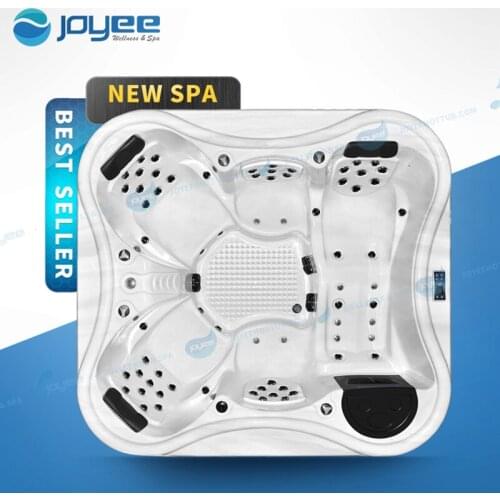 JOYEE 5 Person New Design US Acrylic Hydro Massage Hotel Outdoor SPA Pool Family Home Big Jets Hot Tub On Backyard with Heater